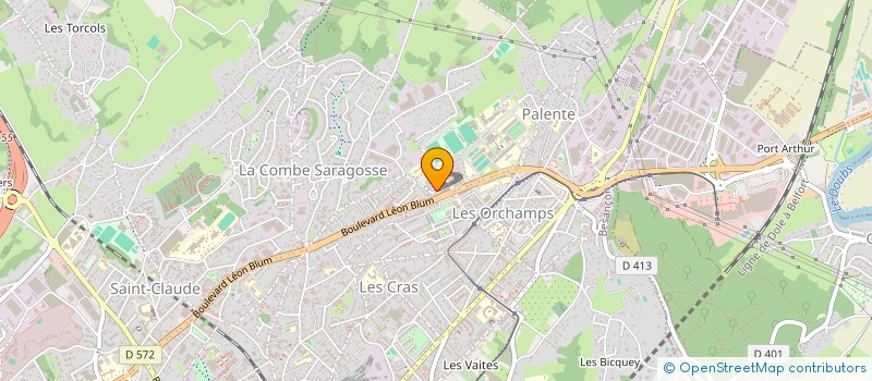 localisation de l'entreprise TIMOR TRADE  BESANCON