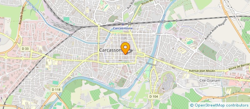localisation de l'entreprise TIMOREAU SABINE à CARCASSONNE