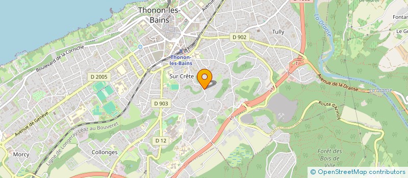 localisation de l'entreprise TIMOREX à THONON-LES-BAINS