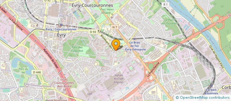 localisation de l'entreprise TIMOTECH AUTOMATION  EVRY-COURCOURONNES