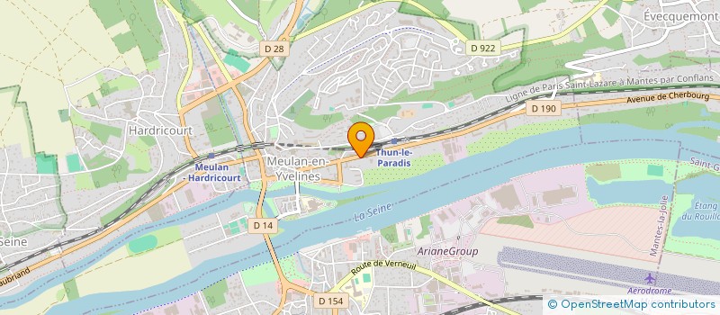 localisation de l'entreprise TIMOTHE TOURY SARL  MEULAN-EN-YVELINES