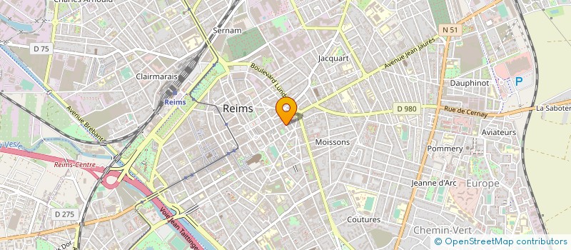 localisation de l'entreprise TIMOTHEE à REIMS