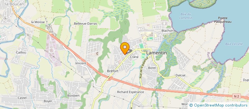 localisation de l'entreprise TIMOTHY FASHION INTERNATIONAL  LAMENTIN