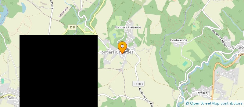 localisation de l'entreprise TIMOTHY HARRIS ARCHITECTE FRANCE  FONTIERS-CABARDES