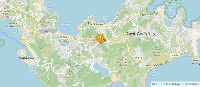 localisation de l'entreprise TIMOTI  SAINT-BARTHELEMY