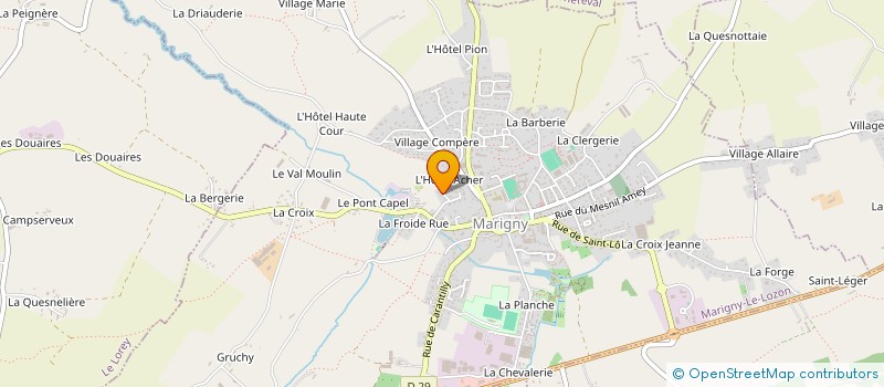 localisation de l'entreprise TIMOTIN  MARIGNY-LE-LOZON