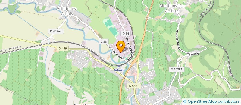 localisation de l'entreprise TIMOTOR  ARBOIS