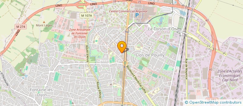 localisation de l'entreprise TIMOUN à DIJON