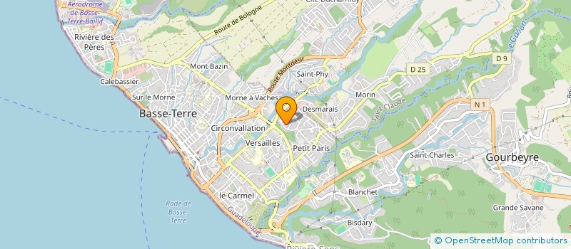 localisation de l'entreprise TIMOUN GWADA à BASSE-TERRE