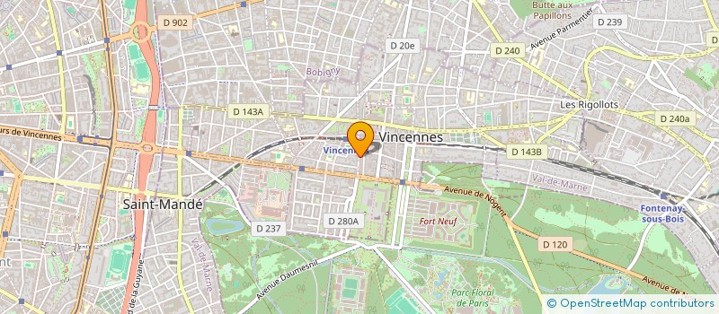 localisation de l'entreprise TIMRZ SERVICES à VINCENNES