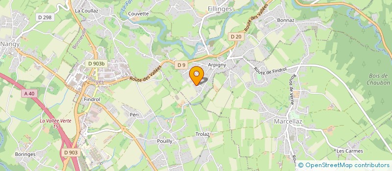 localisation de l'entreprise TIMS  FILLINGES