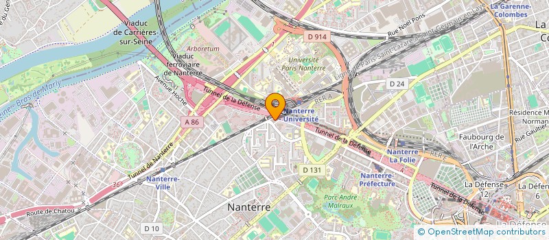 localisation de l'entreprise TIMSU  NANTERRE