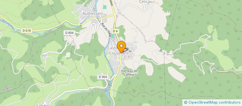localisation de l'entreprise TIMTESS à CASTILLON-EN-COUSERANS
