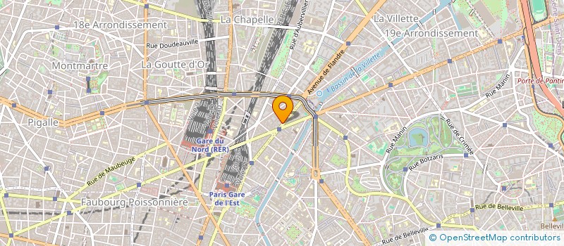 localisation de l'entreprise TIMY BAT à PARIS