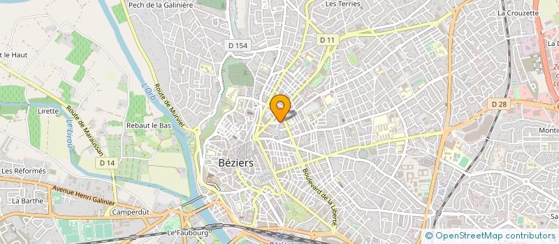 localisation de l'entreprise TIN'AUTO à BEZIERS