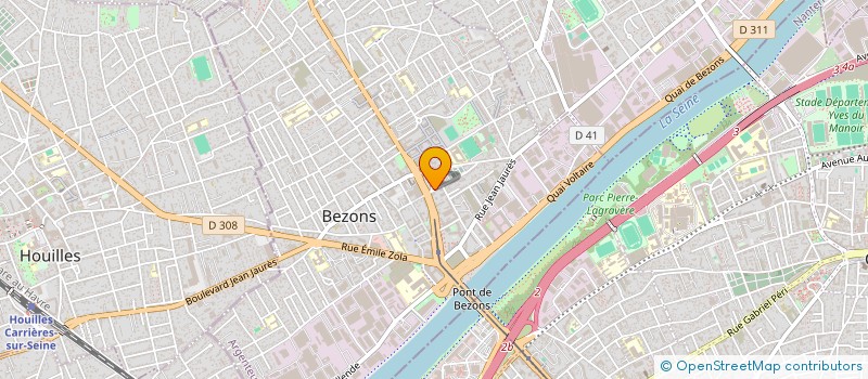 localisation de l'entreprise TIN BAT à BEZONS