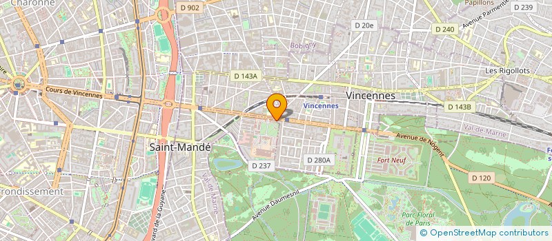 localisation de l'entreprise TIN OPHTA à SAINT-MANDE