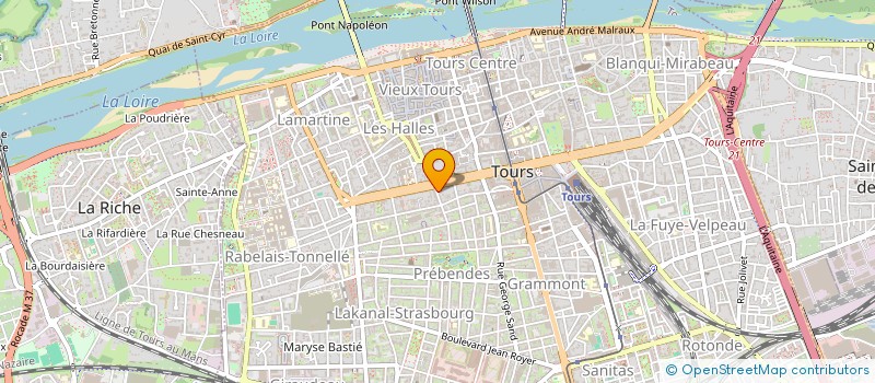 localisation de l'entreprise TINA  TOURS