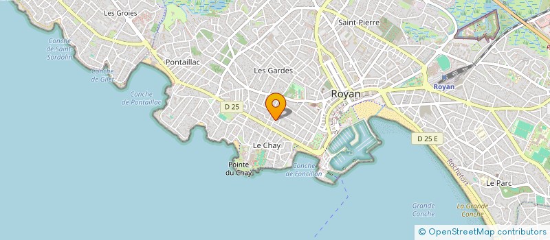 localisation de l'entreprise TINA à ROYAN