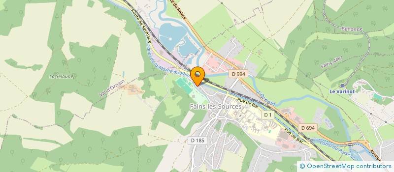 localisation de l'entreprise TINA à FAINS-VEEL