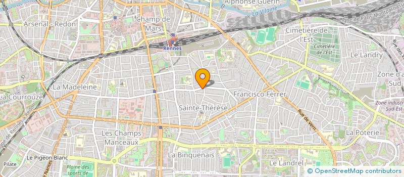 localisation de l'entreprise TINA  RENNES