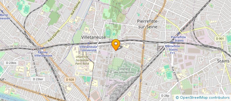 localisation de l'entreprise TINA BAT à VILLETANEUSE
