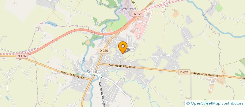 localisation de l'entreprise TINA & CIE  SOUAL