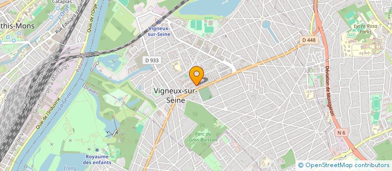 localisation de l'entreprise TINA ENSEIGNEMENT à VIGNEUX-SUR-SEINE