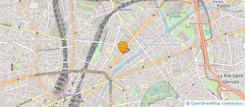 localisation de l'entreprise TINA HAIR  PARIS