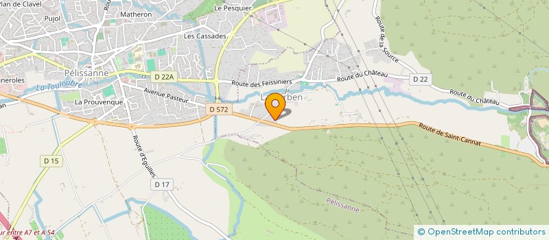 localisation de l'entreprise TINA-ROSE  LA BARBEN