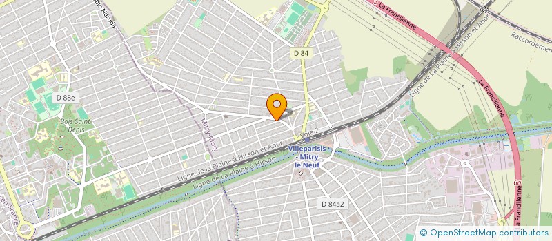 localisation de l'entreprise TINAD  MITRY-MORY