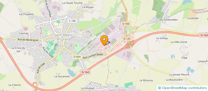 localisation de l'entreprise TINAEL  SAINT-MEEN-LE-GRAND