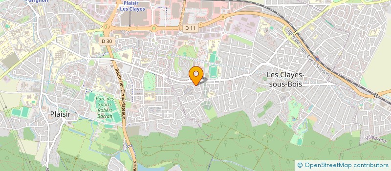 localisation de l'entreprise TINAK ENERGY  LES CLAYES-SOUS-BOIS