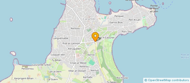 localisation de l'entreprise TINALIYOS  CARANTEC