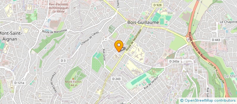 localisation de l'entreprise TINAM  BOIS-GUILLAUME