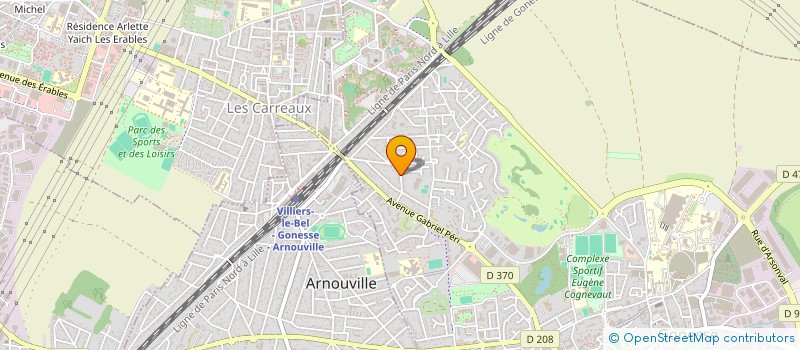 localisation de l'entreprise TINARO  GONESSE