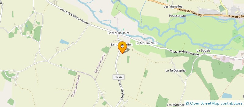 localisation de l'entreprise TINDERSENS  CHATEAU-RENARD