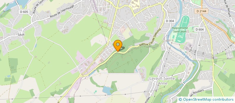 localisation de l'entreprise TINDILIERE SARL à MONTLUCON