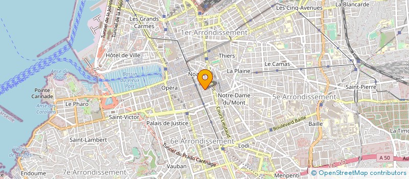 localisation de l'entreprise TINE à MARSEILLE 1
