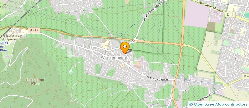 localisation de l'entreprise TINE IMMOBILIER  WINTZENHEIM
