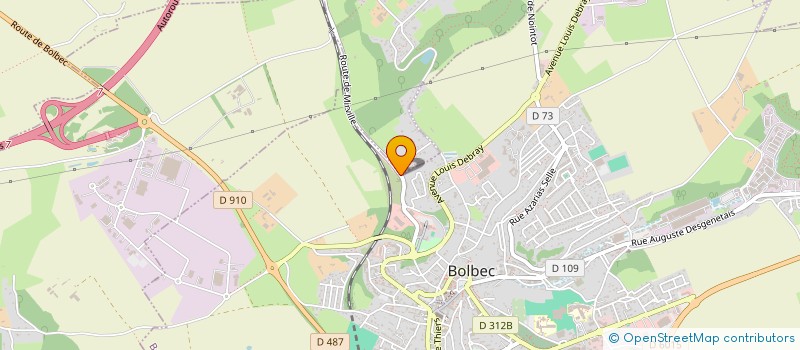 localisation de l'entreprise TINEL TRANSPORTS  BOLBEC