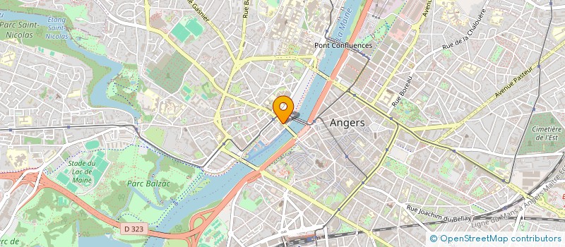 localisation de l'entreprise TINEO à ANGERS