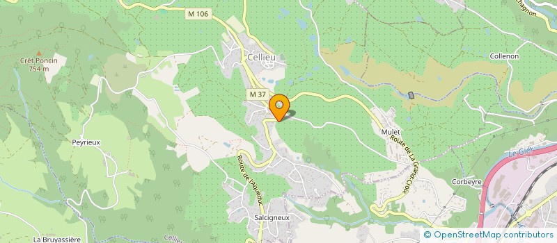 localisation de l'entreprise TINERIC  VALFLEURY