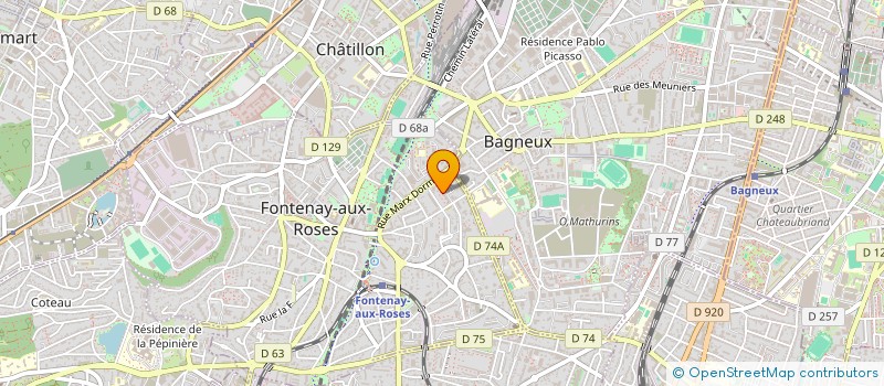 localisation de l'entreprise TINES à FONTENAY-AUX-ROSES