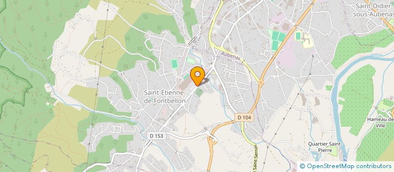 localisation de l'entreprise TINES à SAINT-ETIENNE-DE-FONTBELLON