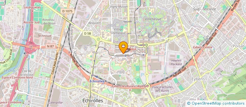 localisation de l'entreprise TINFAT à ECHIROLLES