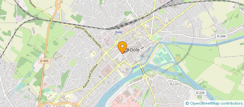 localisation de l'entreprise TINI à DOLE