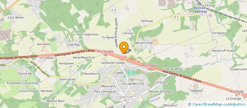 localisation de l'entreprise TINI IMMO  LOPERHET