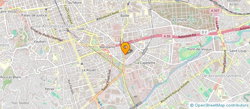 localisation de l'entreprise TINIEL  MARSEILLE