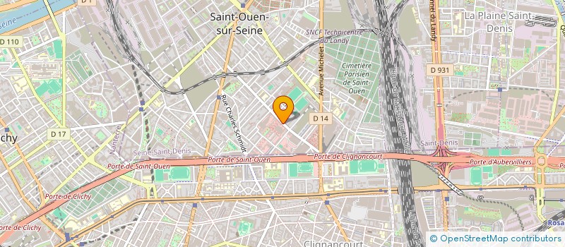 localisation de l'entreprise TINIVELLA à SAINT-OUEN-SUR-SEINE
